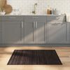 vidaXL Rug Dark brown Bamboo, Polypropylene 31.5 x 39.4 in Rug