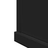 vidaXL Bathroom Mirror Cabinet Black