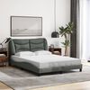 vidaXL Bed Frame Dark Grey