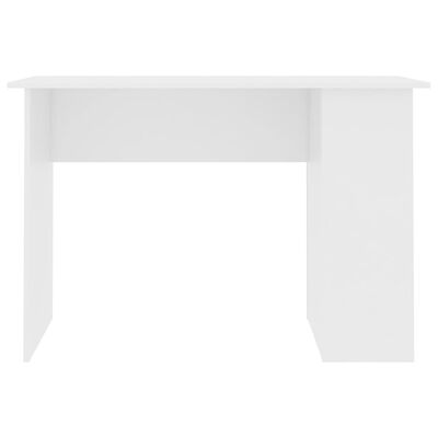 vidaXL Desk White 43.3"x23.6"x28.7" Engineered Wood