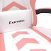 vidaXL Gaming Chair White Faux leather Standard Adjustable Armrests