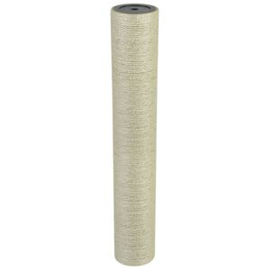 vidaXL Cat Scratching Post Beige Sisal, Particle board 3.1 x 19.7 in