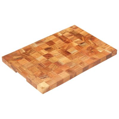 vidaXL Chopping Board 23.6"x15.7"x1.5" Solid Wood Acacia