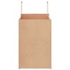 vidaXL Paper Bags 250 pcs with Handles Brown 26x17x25 cm