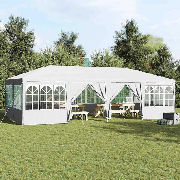 vidaXL Party Tent White 800 x 400 x 266 cm Polyester and Steel