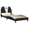 vidaXL Bed Frame Black and White