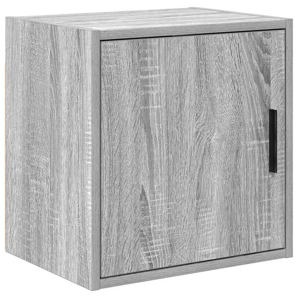 vidaXL Garage Wall Cabinet Grey Sonoma Engineered Wood
