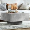 vidaXL Coffee Table Concrete Grey Engineered Wood Medium Durable