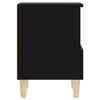 vidaXL Bedside Cabinet Set of 2 Black