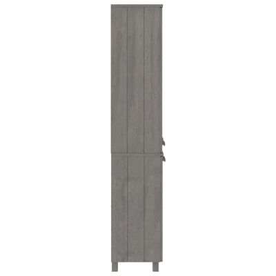 vidaXL Highboard HAMAR Solid Wood Pine Light Gray