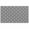 vidaXL Outdoor Rug ARAKIL grey and white 118.1" x 196.9" PP
