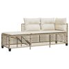vidaXL Garden Sofa Set Beige, Cream White
