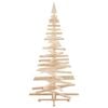 vidaXL Christmas Trees with Stand Natural 82.7" Solid pine wood