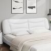 vidaXL Headboard Cushion White