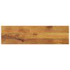 vidaXL Table Top Oak finish Solid mango wood 43.3 x 11.8 in Durable