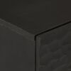vidaXL Side Cabinet Black Solid mango wood, iron Medium Side Cabinet