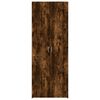 vidaXL Highboard Smoked Oak 27.6"x16.7"x72.8" Engineered Wood