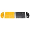 vidaXL Speed Hump Yellow&Black 50.8x12.8x1.6" Rubber
