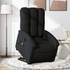 vidaXL Electric Stand Up Massage Recliner Chair Black
