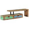 vidaXL TV Stand Multicolor Solid Reclaimed Wood Medium TV Stand