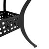 vidaXL Garden Dining Set Black Cast Aluminum Durable