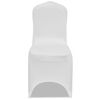 vidaXL Chair Cover Set of 100 White Polyester: 90%, Spandex: 10% Large