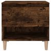 vidaXL Bedside Table Set of 2 Smoked oak