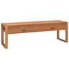 vidaXL TV Cabinet Natural Teak Solid teak wood, plywood Medium