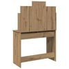 vidaXL Dressing Table Artisan Oak Engineered wood, Glass Large