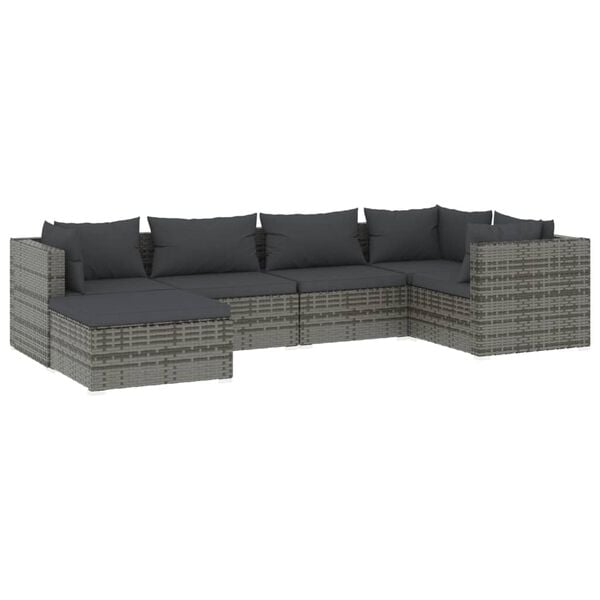vidaXL Garden Lounge Set Grey and Anthracite