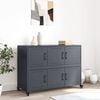 vidaXL Sideboard Anthracite 39.6"x15.4"x28.3" Steel