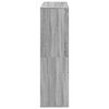vidaXL Book Cabinet Grey Sonoma Engineered wood Medium Book Cabinet