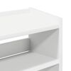 vidaXL Shoe Rack White Engineered Wood Slim Shoe Rack Rectangular