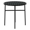 vidaXL Garden Dining Set Black PE Rattan Small Stackable