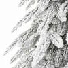 vidaXL Artificial Christmas Tree White PE, Metal 59.1 in