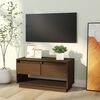 vidaXL TV Stand Honey brown Solid pine wood Medium TV Stand