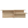 vidaXL Coffee Table Set of 2 Sonoma oak Engineered wood Medium Durable