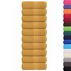 vidaXL Soap Towel Set of 10 Gold 100% Cotton 11.8 x 11.8 in Soap Towel