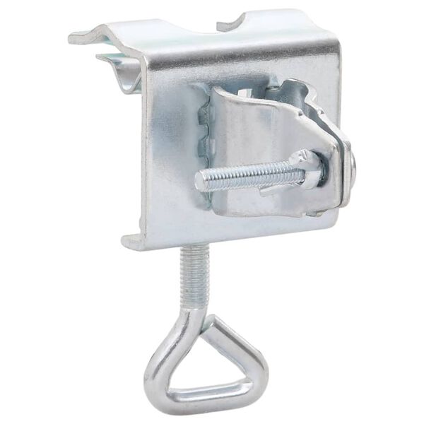 vidaXL Umbrella Clamp Silver Galvanized steel Compact