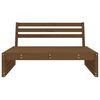vidaXL Garden Middle Sofa Honey Brown Solid Pine Wood 47.2x31.5 in