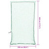 vidaXL Trailer Net with Elastic Rope Green 14.8x8.2' PP