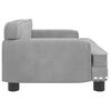 vidaXL Kids Sofa Light grey Velvet (100% polyester), solid pine wood, foam