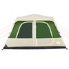 vidaXL Family Tent Dome 10-Person Green Quick Release