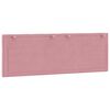 vidaXL Headboard Cushion Pink Velvet Medium Snazzy Design