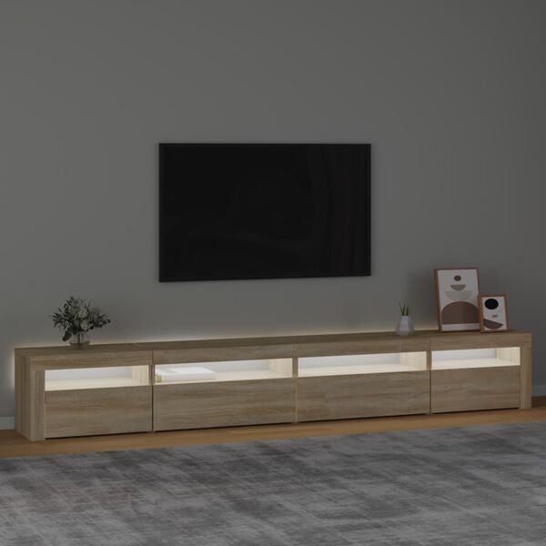 vidaXL TV Cabinet Sonoma oak Engineered wood Large TV Cabinet