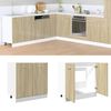 vidaXL Bottom Cabinet Sonoma Oak Engineered Wood Medium Bottom Cabinet