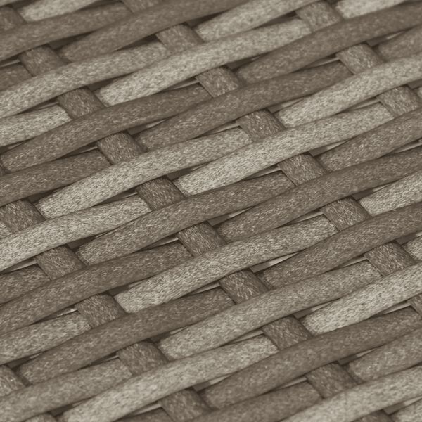 vidaXL 8 Piece Patio Sofa Set with Cushions Gray Poly Rattan