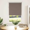 vidaXL Roller Blind Coffee Polyester 31.5 x 68.9 in Height-Adjustable
