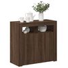 vidaXL Sideboard Brown oak Engineered wood Medium Sideboard