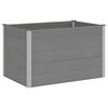 vidaXL Garden Raised Bed Grey Wood-plastic composite 59.1 x 39.4 x 35.8 in